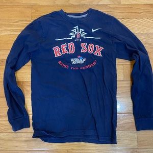 Boston Red Sox Nike Size Small Long sleeve World Series Champions Tee 2013
